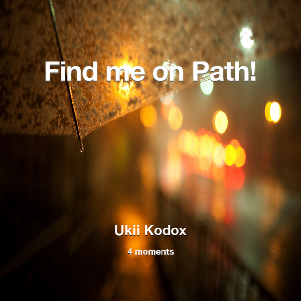 kodoksilent's tweet photo. Find me on #Path now! Go to: http://t.co/cIQLFAak6U! #thepersonalnetwork http://t.co/l5hPPvWuoU