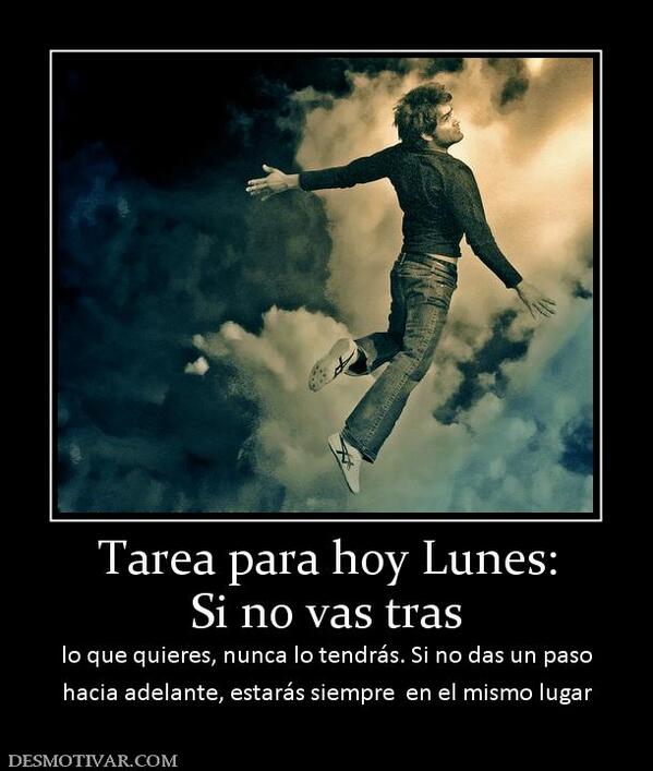PHombreMadrid's tweet photo. ¡Os deseamos un feliz comienzo de semana! La tarea para hoy es luchar por lo que quieres ¿Te apuntas? ;) http://t.co/0lDu59Mfty