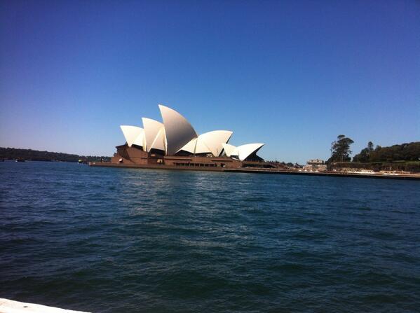 Lucybradx's tweet photo. Beautiful day in Sydney!😎 http://t.co/e1JRBszTMe