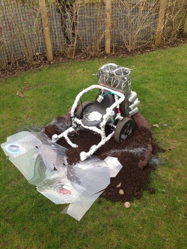 ChobhamScienceP's tweet photo. Strange things in the playground this morning...#SciWeek http://t.co/jwXDka9ufc