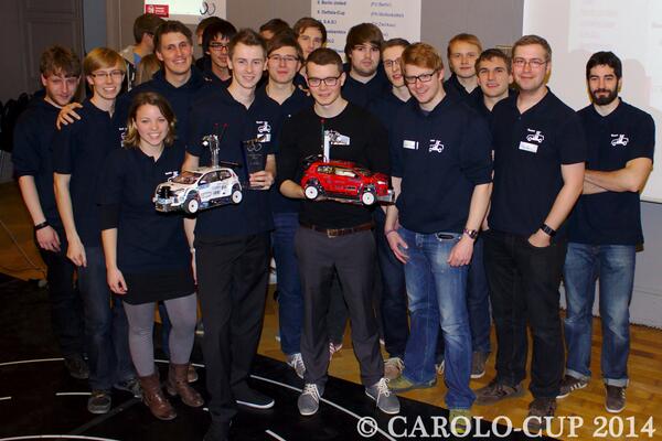 TeamCDLC's tweet photo. 2. Platz beim Carolo-Cup, jedoch kein Grund zum Ausruhen ... die Planung für nächstes Jahr ist voll im Gange :D http://t.co/Q41yKSL7SL