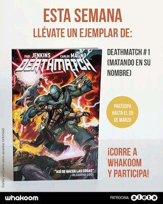 whakoom's tweet photo. Otro Lunes, otro sorteo gracias a @aletaediciones. #Deathmach para ti, un poco porque sí. http://t.co/4JvAIIi3v0 http://t.co/J2Jk717ppH