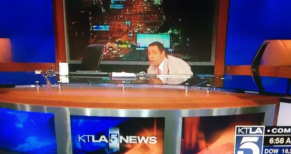 Michael Linder On Twitter News Anchors At Ktla Dive Beneath