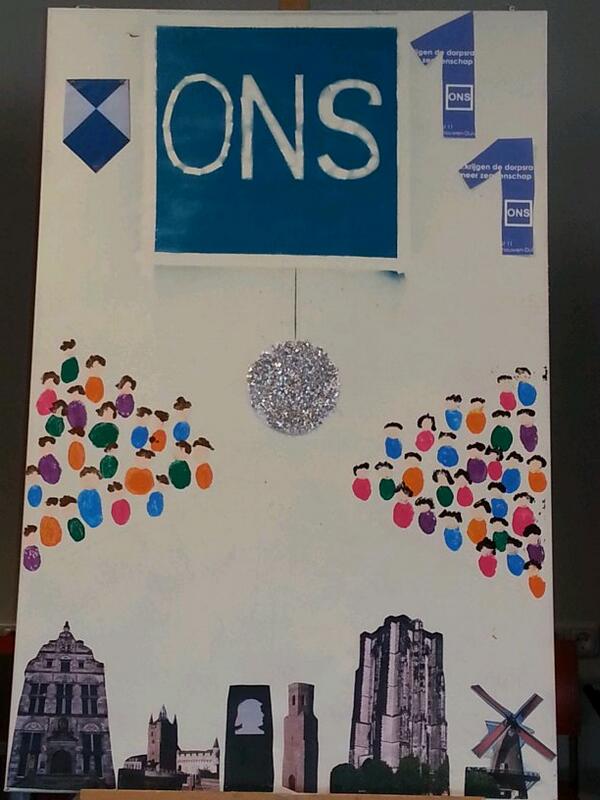 Volgens scholieren pontes staan we vooral voor de jongeren en behoud historie. Mooie combi jong en oud! #topposter