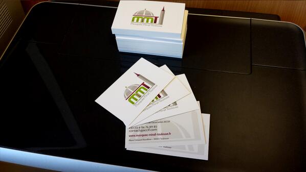 originehalal's tweet image. Ho la belle carte de visite de @Mosquee_Mirail en #vernis #sélectif signé @MaQueteGraphic cc @TrouveTaMosquee @Alkanz