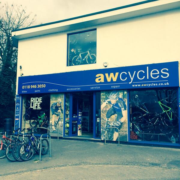 We are at @AWCyclesReading @awcycles today! We love this shop #greatpeoplegreatshop