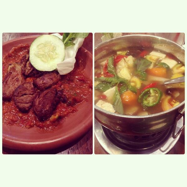 TekkoSby's tweet photo. Garang asem jamur dan empal penyet at tekko cabang HR http://t.co/jsZZG2edRD