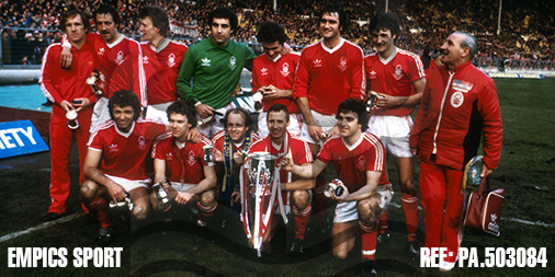 NFFC's tweet photo. ON THIS DAY in 1979: #NFFC became the first club to retain the League Cup after a 3-2 Wembley win over Southampton. http://t.co/O0vG2CzRt9