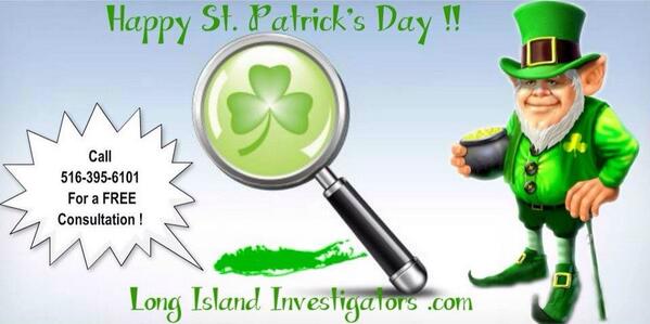 NYprivateEye's tweet photo. Happy St. Patrick's Day Long Island !! http://t.co/AW0lFS0LFe #StPatricksDay #StPatricks #ny #NewYork #pi #li #irish http://t.co/KyUi4LjVeY