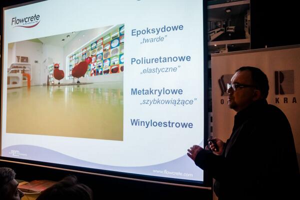 FlowcretePolska's tweet photo. Lecture in The Association of Polish Architects – Wykład nt. posadzek żywicznych w SARPie. http://t.co/UKxQRW4qPV
