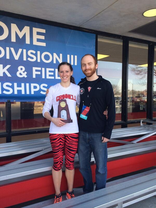 GrinnellXCTF's tweet photo. Oh, and nationals went alright...congrats again to Sarah and Christine! http://t.co/4CrqC2XvC6