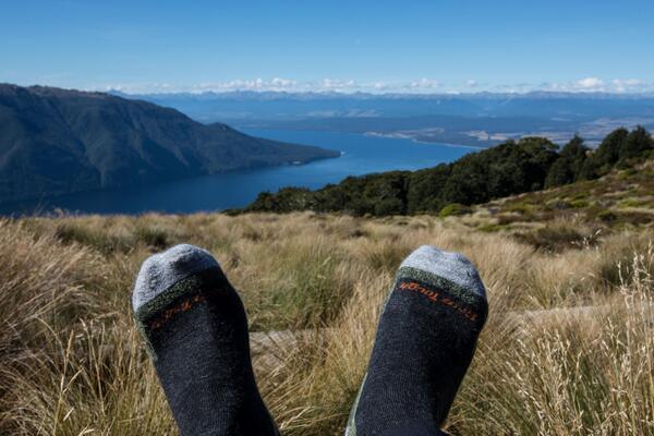 DarnTough's tweet photo. Where will your Darn Toughs take you? They traveled all the way to Lake Te Anau in #NZL with #TeamDTV'er @simonw42. http://t.co/SekCVlyBdQ
