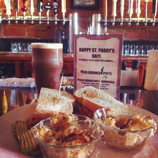 BREWCO_MB's tweet photo. All day @BREWCO_MB corned beef sandwiches and $5 Guinness pints! Come celebrate St. Paddy's day with Brewco MB. http://t.co/o2j3tXJ3fh