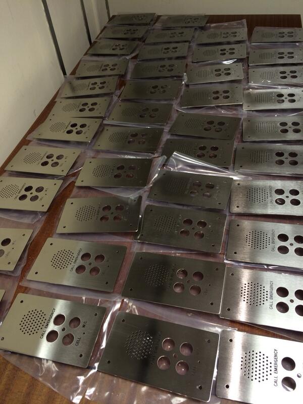 Another quality batch of IP cell call stations being produced. Only 300 to go...