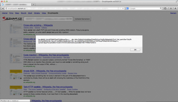 WSecCZ's tweet photo. @seznam_cz Nemáte nějaký bug bounty program? Ono toho bude asi víc... http://t.co/xGChKryhAm