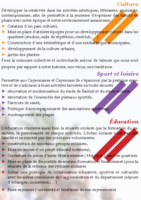 VotezKayenn's tweet photo. Culture, Sports et Loisirs, Education (dont Université) 6/10
@franceguyane @GUYAWEB @GuyaneActu @bladacom @OnSait973 http://t.co/nPeFhyLPjj