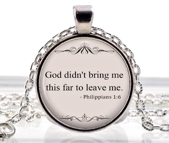 SunshineBeMine's tweet photo. What a great necklace to remind you that God will not leave you! 🙌🙏 http://t.co/S5uTp4stkR