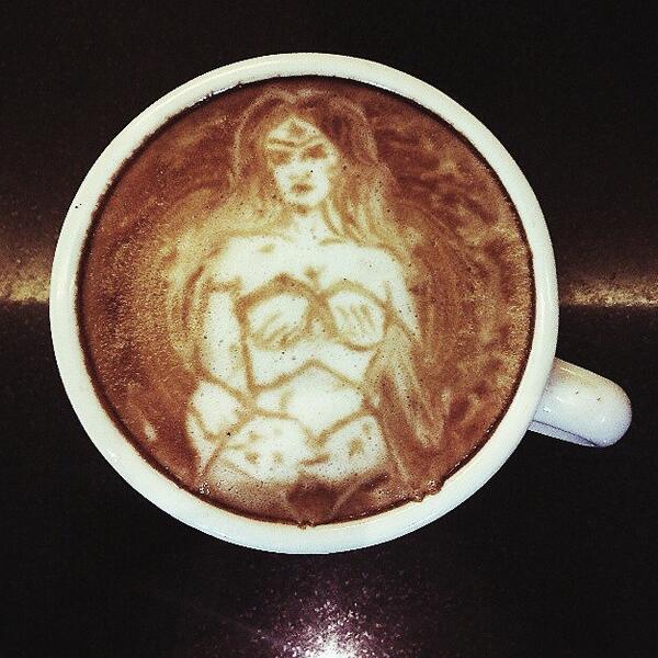 almostskate's tweet photo. The start of a WONDERful day!
#AlmostDCcomics @waywardnephew #WonderWoman
Latte art by: @alvinflip
#AlmostSkateboards http://t.co/ihdBOIyeuX