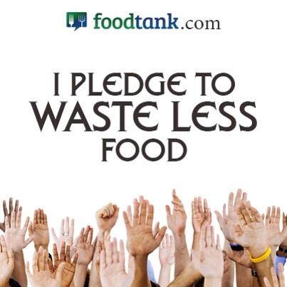 DaniNierenberg's tweet photo. "I pledge to waste less food" http://t.co/sMkB97S13v