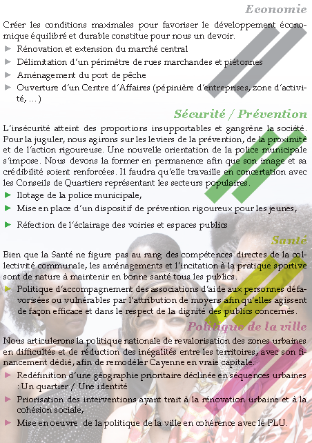 VotezKayenn's tweet photo. Economie,Sécurité/Prévention,Santé,Politique de Ville 8/10
@franceguyane @GUYAWEB @GuyaneActu @bladacom @OnSait973 http://t.co/fOo02EYdhn