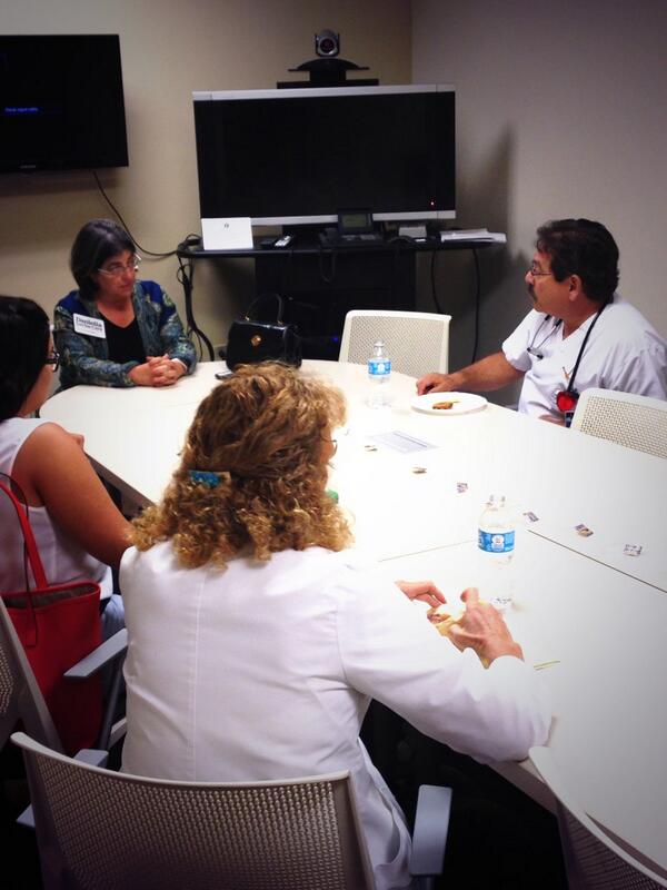 LevineCava's tweet photo. RT @ronbilbao: County Commission candidate @votedaniella meets with @SEIU1991 members at Jackson South hospital. http://t.co/miOFsK7Ktl