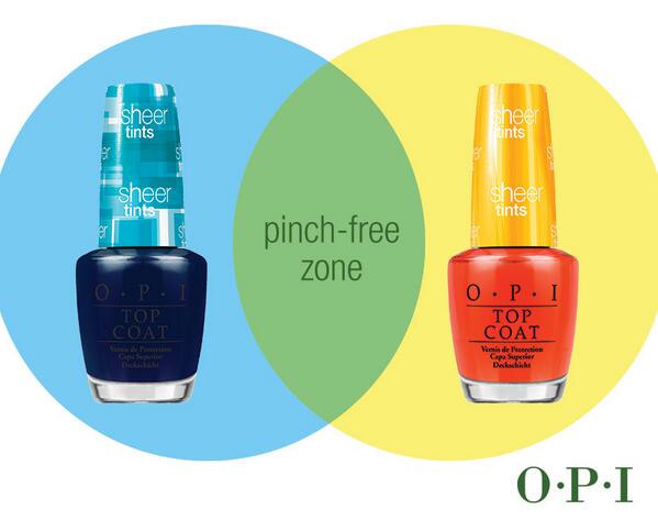 OPI_PRODUCTS's tweet photo. Layer on #SheerTints... for your protection. #StPaddysDayProblems http://t.co/M3EivSJY8B