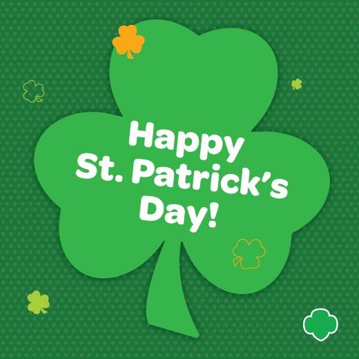 girlscouts's tweet photo. Happy St. Patrick's Day! http://t.co/UPbEG5T2qn