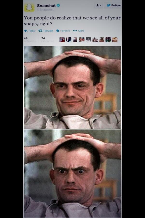 Gingersredz's tweet image. This is my response exactly @Snapchat
