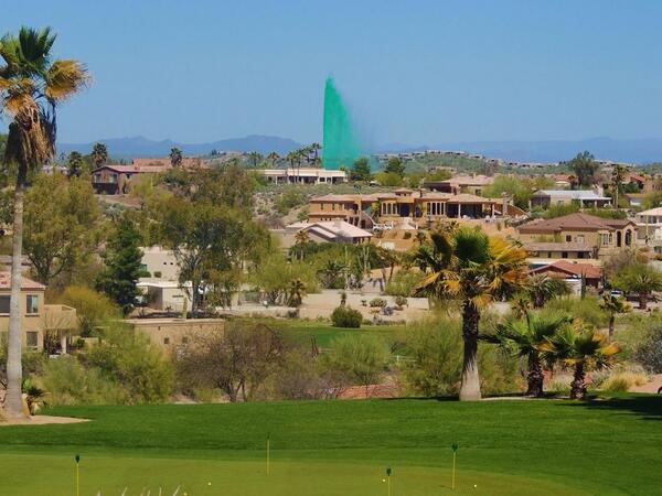 Happy #StPatricksDay for Desert Canyon! Are you wearing #green today? #golf #greenfountain