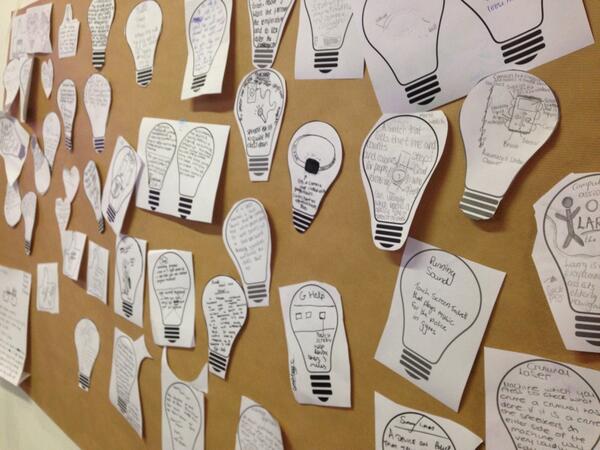 cu1turesponge's tweet image. The Invention of Things Wall #itech2014 @ShrimpingIt @CuriosityBureau