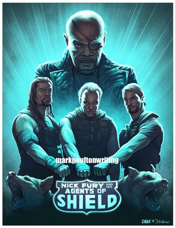 KoniWaves's tweet photo. @WWERollins @TheDeanAmbrose @WWERomanReigns a friend &amp; I made this print of you. Hope you like! #WWEFanArt http://t.co/3gtNSQBHaP