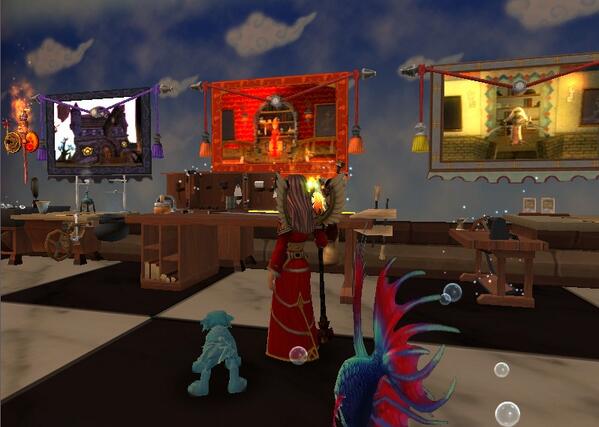 KelseyFireheart's tweet image. WOOT, got my Fire Tapestry! #Wizard101 #PyroPower!