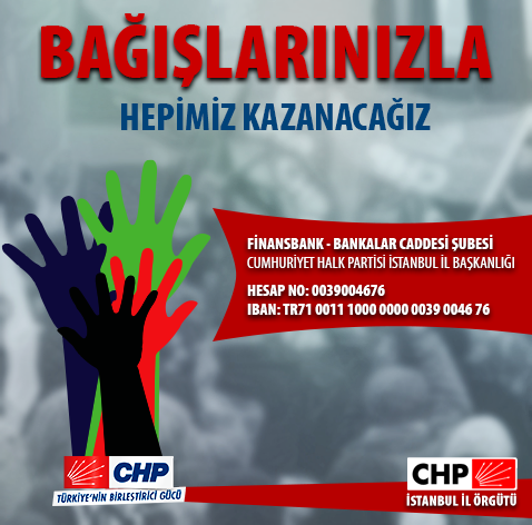 istanbulorgutu's tweet photo. CHP İstanbul sizinle daha güçlü http://t.co/ujhQlh1dXk