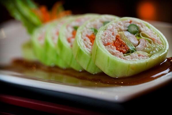 RiceAndCo's tweet photo. Come celebrate #StPattysDay with us and try our Lucky Roll for dinner tonight at @RiceAndCo inside @LuxorLV http://t.co/upWdvwz58A