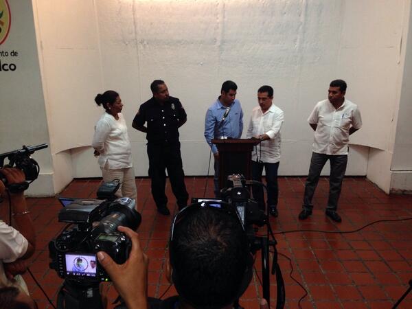 SSPPC's tweet image. Conferencia de prensa por el incendio del mercado vacacional