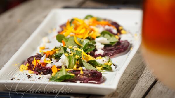 theoakcafe's tweet photo. March 14 - #JaneGrigson &amp; #SophieGrigson inspired menu | #Beets #WomenChefsRock http://t.co/BGcXVoL8ww