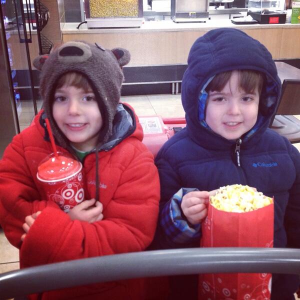 Target date with just my boys.