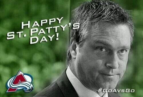 Mattylits's tweet image. It's time to get the green beer flowing#avalanche