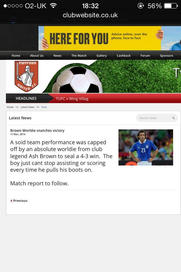 <a href="/nj3davis/">My opinion is fact</a> <a href="/TwyfordUnited/">Twyford United</a> <a href="/piggy1871/">Colin Piggott</a> <a href="/Dicko_05/">Dicko</a> @OfficialTUFC <a href="/JonathanAyris/">Jonathan Ayris</a> <a href="/M4rty4/">Martin Dearlove</a> @dave_barnes3 i just read it here: