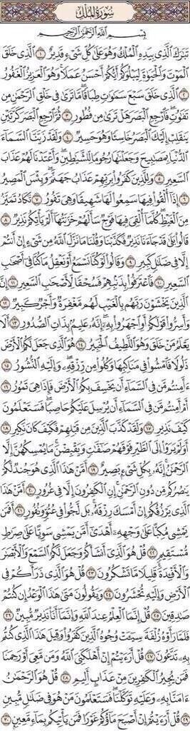 قبل أن تنام لا تنسى الوتر ، أذكار النوم ، قراءة سورة الملك فهي منجية من عذاب القبر 👇