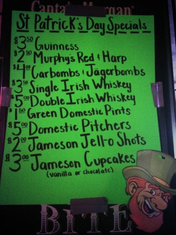 PappysSportsPub's tweet photo. Looking for something to do tonight? Come celebrate St. Patty's Day with us at Pappy's we have some awesome specials! http://t.co/7ME9xiXspb