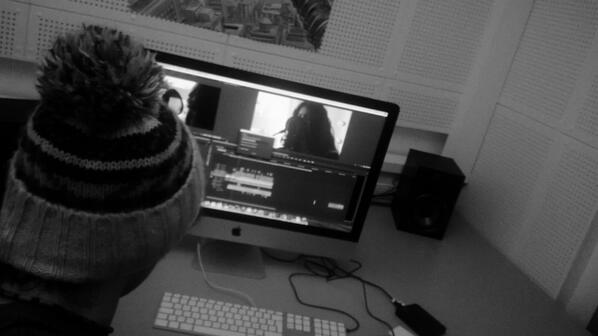 CVCLNE's tweet photo. A good hat helps. #postproduction http://t.co/zjaHtPLOjC