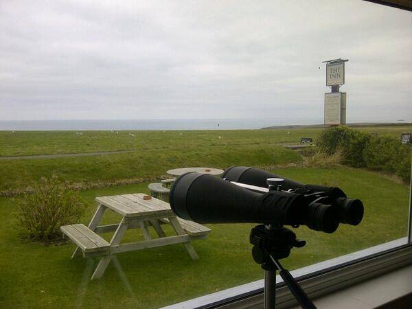 TheInnAtBedruth's tweet photo. Why not try out our new pair of 20x80 binoculars!? As if the view wasn't good enough already! http://t.co/Z78cqMTl1A