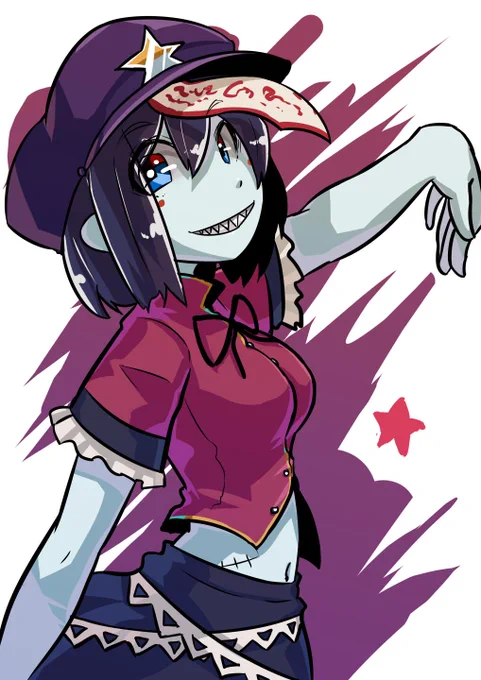 昨日のワンドロであたりが出来た段階で本能がこっちの描き方の方があってね?言ってたのに強行したけどやっぱ気になったので、描き直してみたの図うん・・こっちの描き方の方が合ってた・・_(:3 」∠)_ 