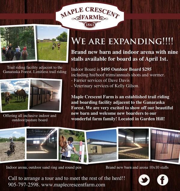 Maple_Crescent's tweet photo. Coming soon! We are accepting new boarders April 1st! http://t.co/0LFaXWB5QQ