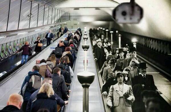 CoinWuTang's tweet photo. Metro de Londres, antes y ahora. http://t.co/WrJDgBNEnJ