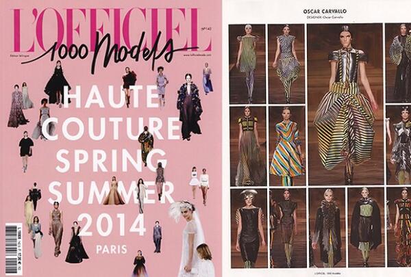 L'officiel #HCSS2014 #OscarCarvallo #CruzDiez #Paris