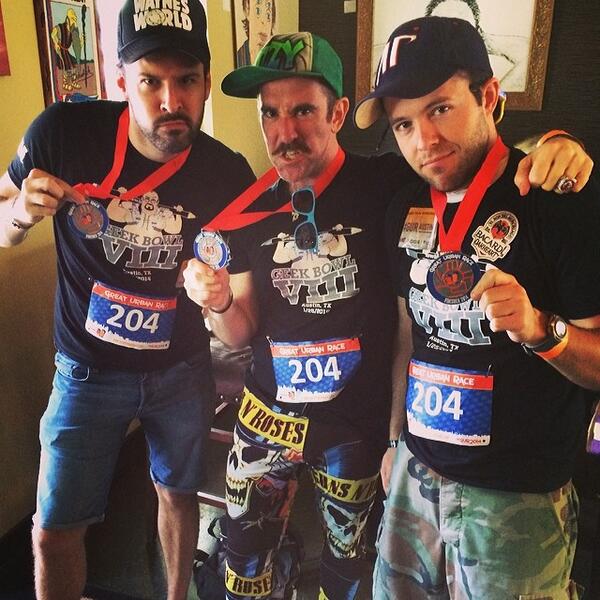 geekswhodrink's tweet image. Our quizmasters had a BLAST at the @GreatUrbanRace in Austin. Details on the HTX event: bit.ly/gurhtxgwd