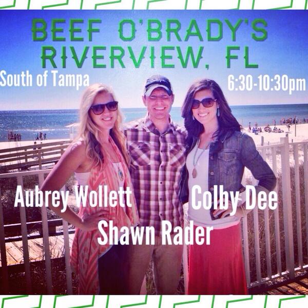 colbydeemusic's tweet image. Happy #StPatricksDay! Playing with @AubreyWollett &amp;amp; Shawn Rader TONIGHT!!! 🍀🎶🍀🎶 #springbreaktour