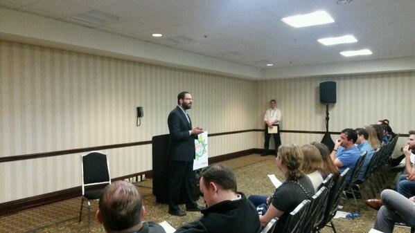 A little history on rabbi <a href="/nblumofe/">neil blumofe</a> - his dad got kicked out of yeshiva for trying to burn it down! #TribeFest